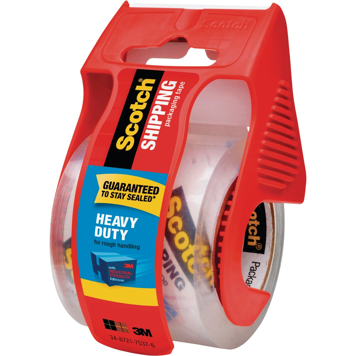 Scotch 1.88 In. x 22.2 Yd. Heavy Duty Shipping Packaging Tape with Dispenser