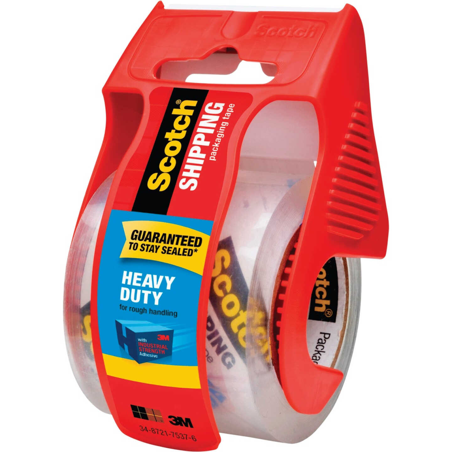 Scotch 1.88 In. x 22.2 Yd. Heavy Duty Shipping Packaging Tape with Dispenser Image 1