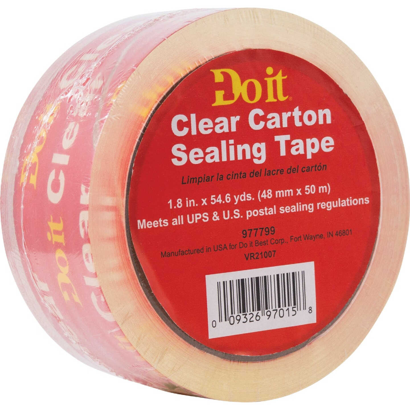 Do It 1.88 In. X 54.6 Yd. Clear Sealing Tape Image 2