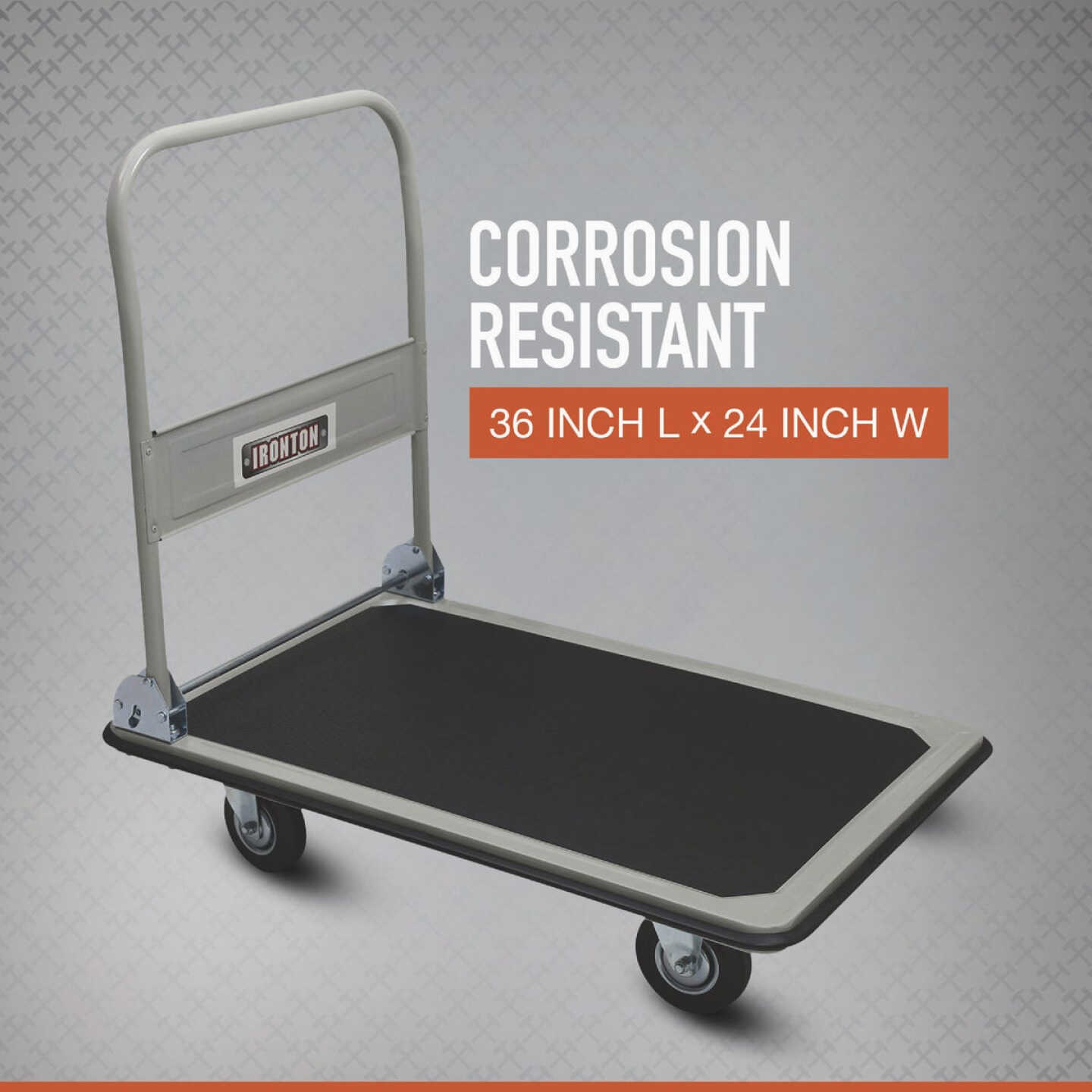 Ironton 24 In. W. x 36 In. L. Folding Platform Cart, 660 Lb. Capacity Image 3