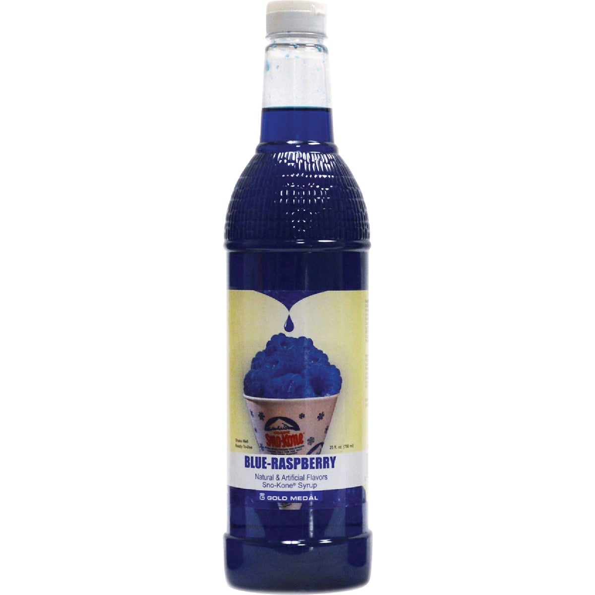 Gold Medal Blue Raspberry Sno-Kone RTU Syrup, 25 Oz.