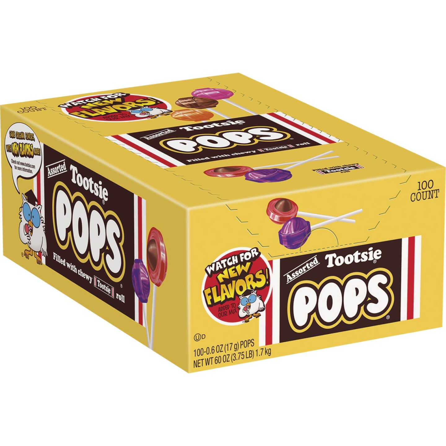 Tootsie Pop Assorted Flavor Lollipop Display (100-Count) Image 1