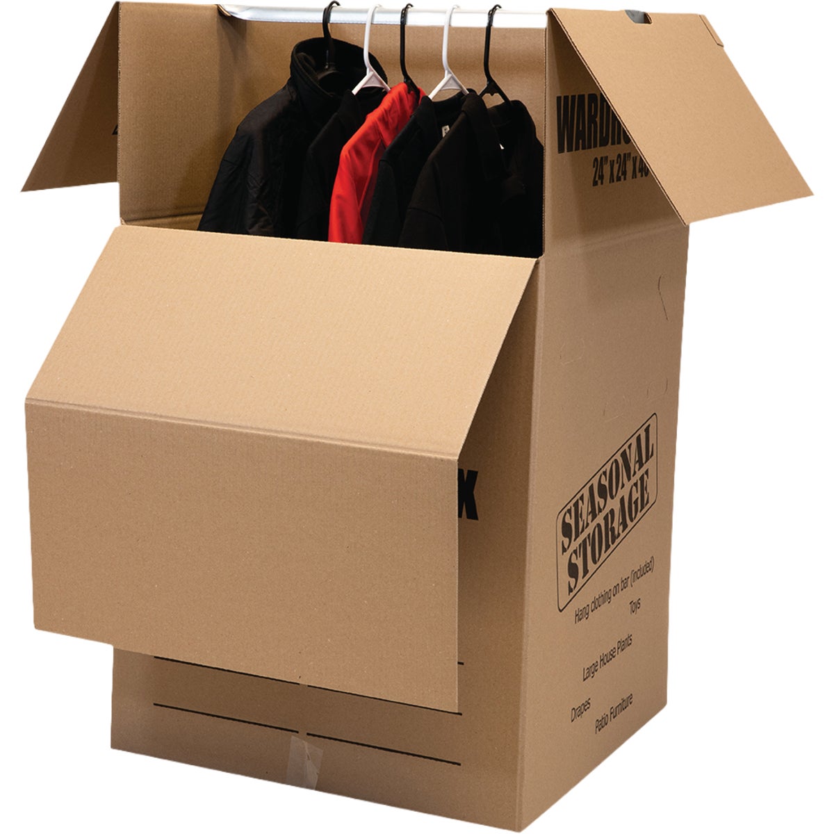 PackRite Wardrobe Box with Hanger Bar (9.68 CF) Image 1