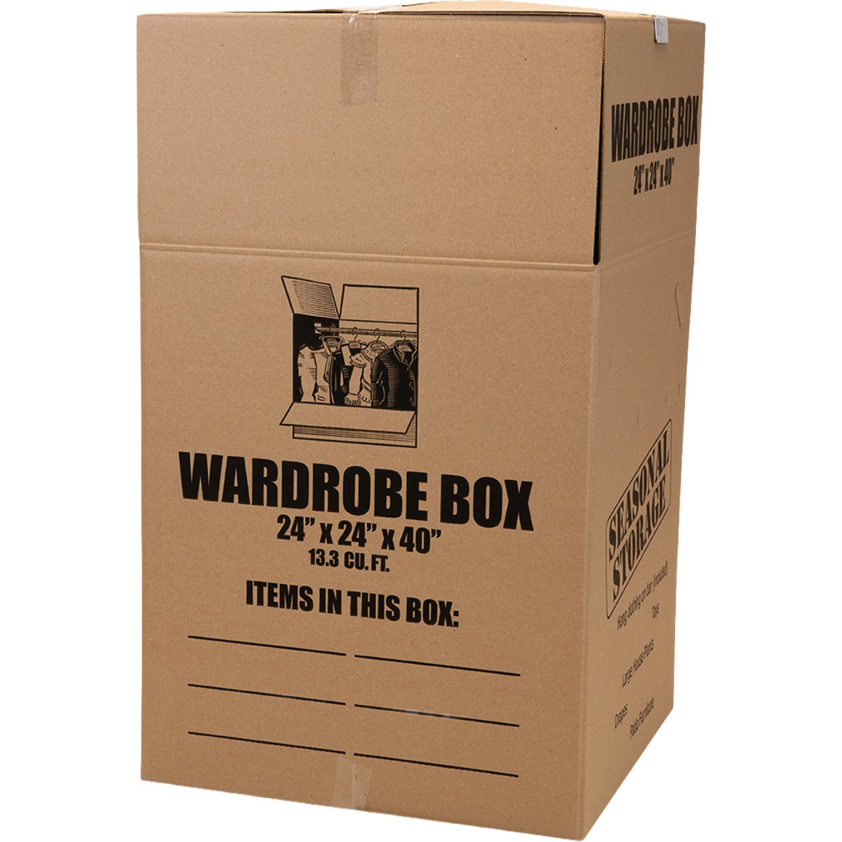 PackRite Wardrobe Box with Hanger Bar (9.68 CF) Image 5