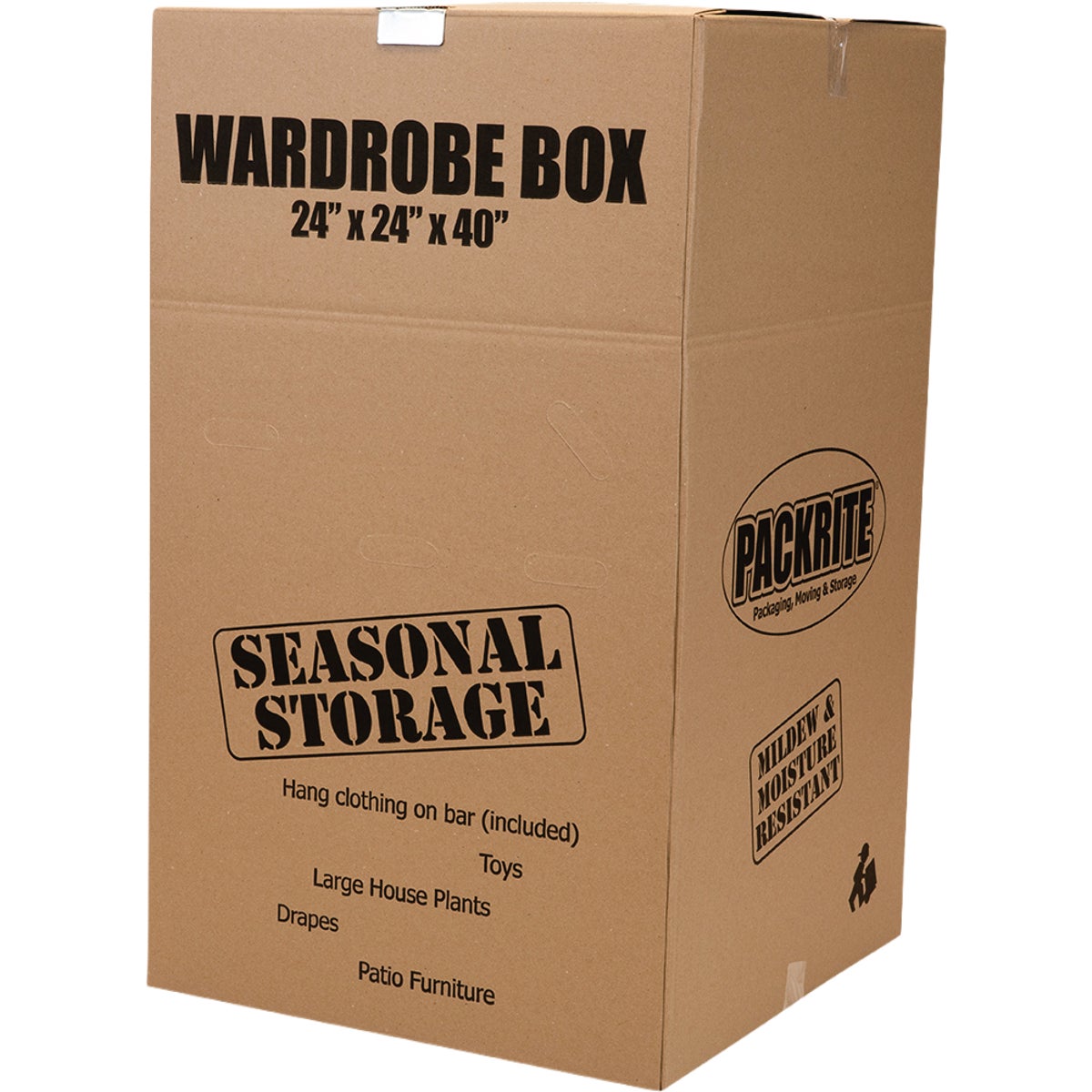 PackRite Wardrobe Box with Hanger Bar (9.68 CF) Image 6