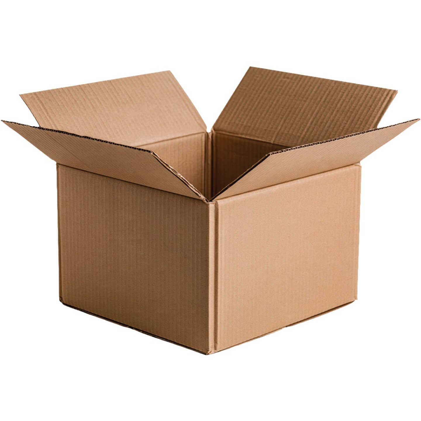 12 In. x 12 In. x 12 In. Plain Kraft Shipping Box Image 3