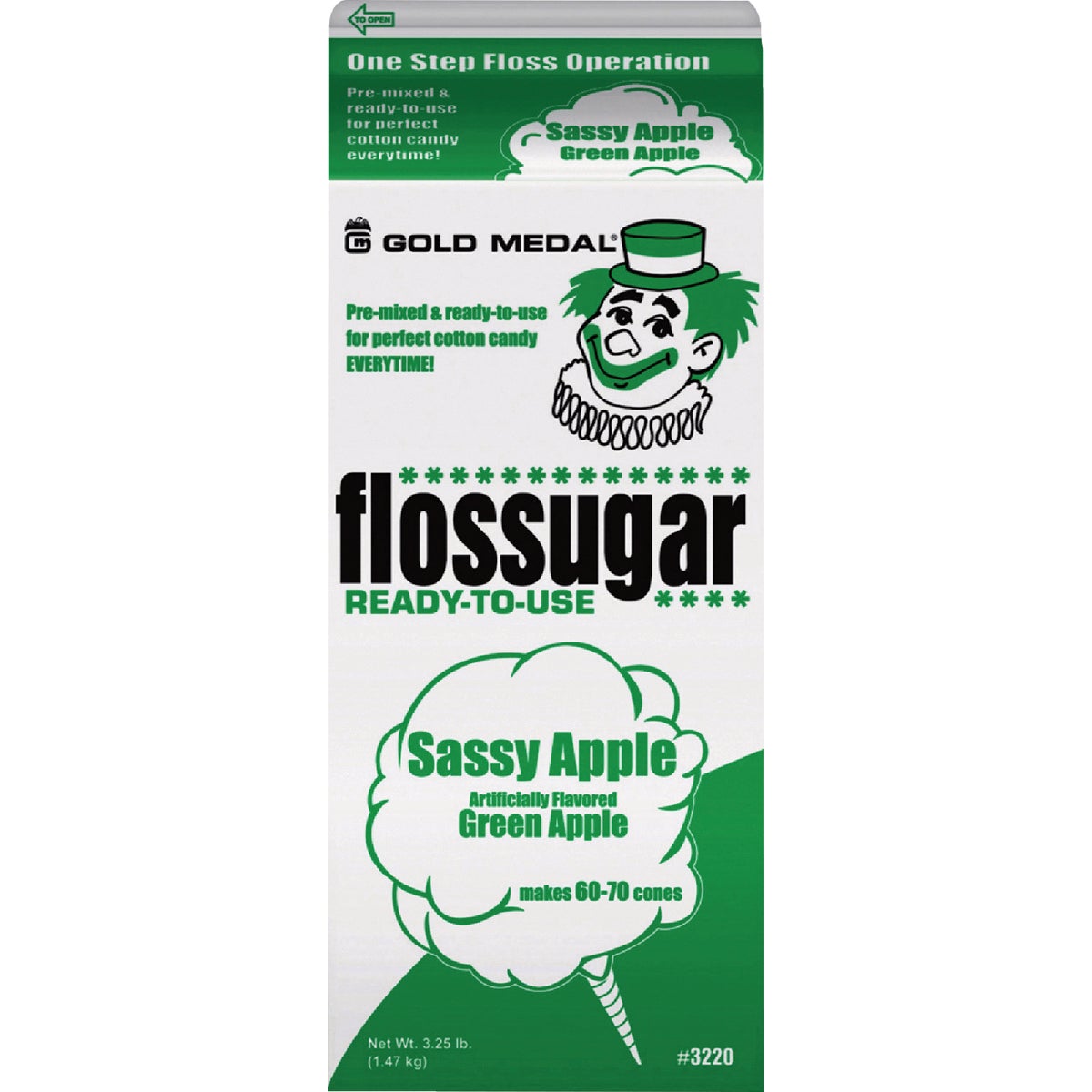 Gold Medal 1/2 Gal. Sassy Apple Cotton Candy Sugar