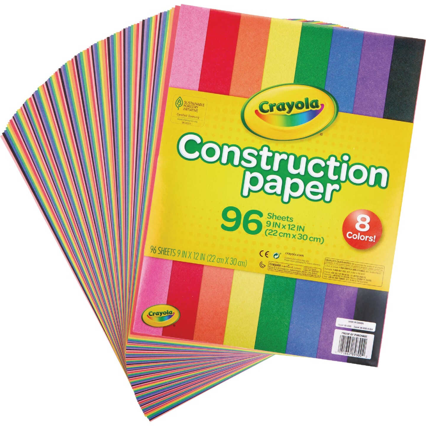Crayola 9 In. x 12 In. Construction Paper (96 Sheets) Image 4