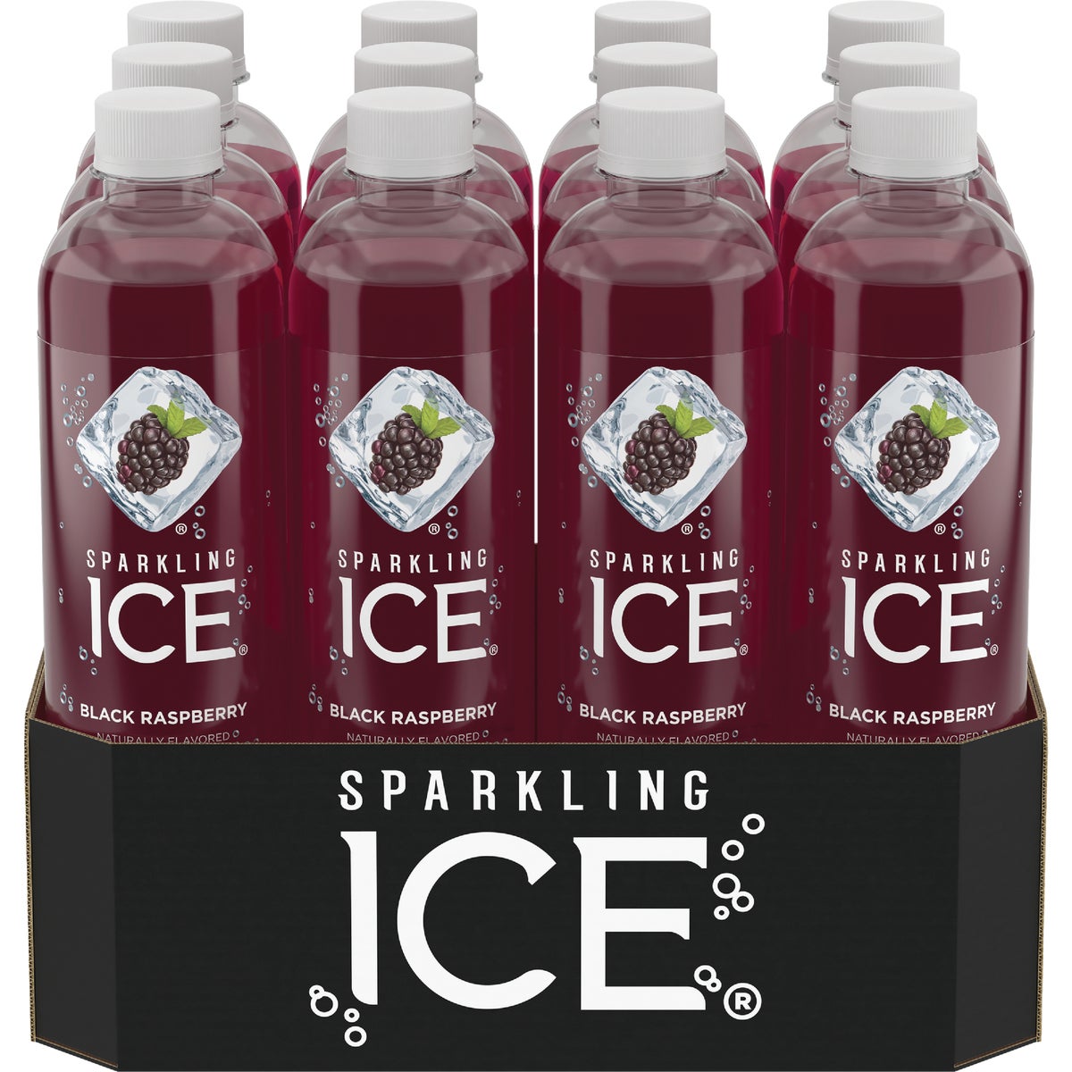 Sparkling Ice 17 Oz. Sparkling Water, Black Raspberry