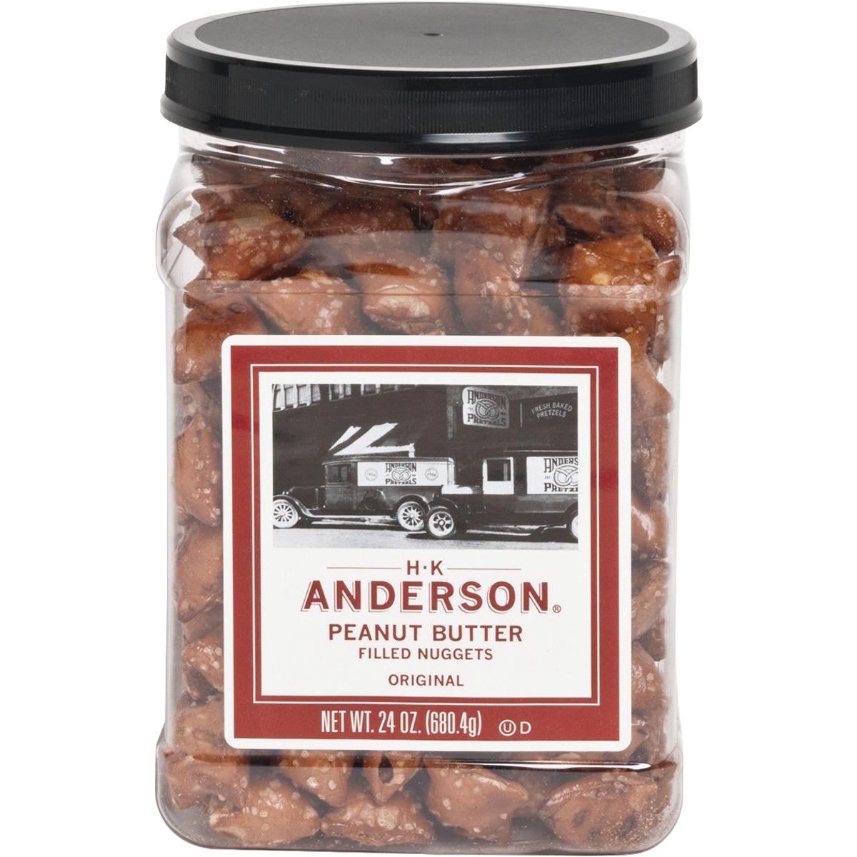 HK Anderson 24 Oz. Peanut Butter Filled Pretzel Nuggets Image 1