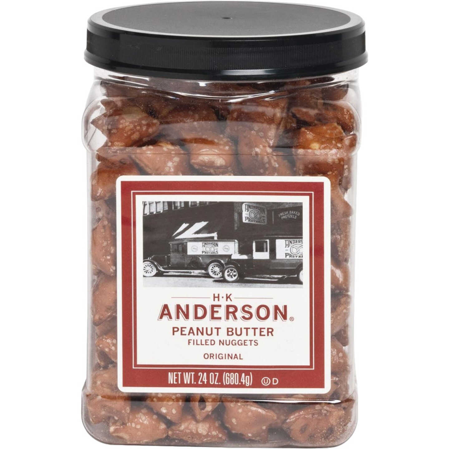 HK Anderson 24 Oz. Peanut Butter Filled Pretzel Nuggets Image 1