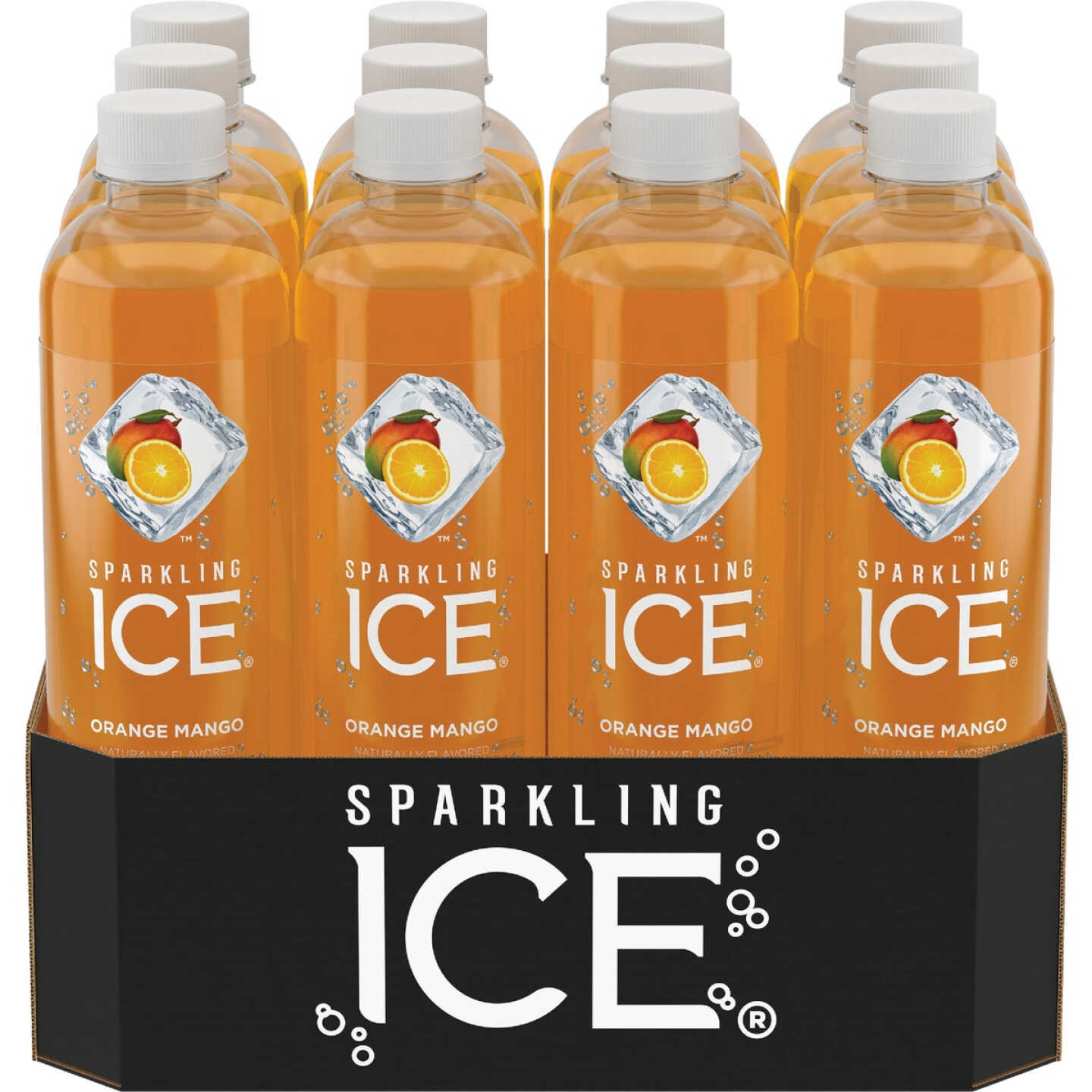Sparkling Ice 17 Oz. Sparkling Water, Orange Mango Image 1