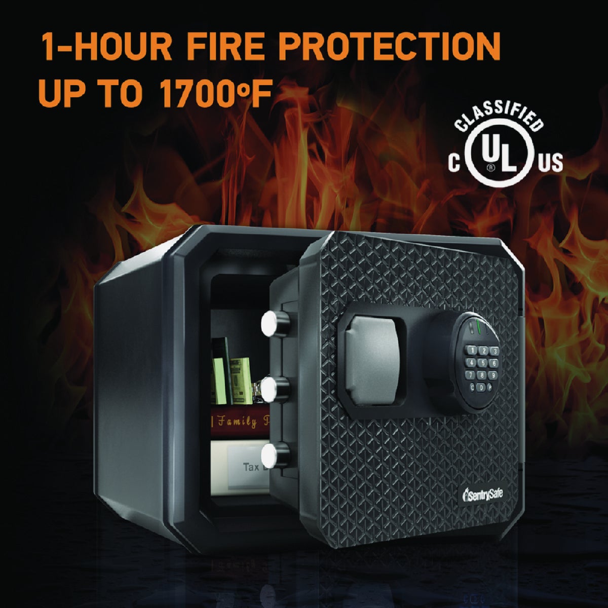 SentrySafe 0.8 Cu. Ft. Fire & Waterproof Digital Safe Image 2
