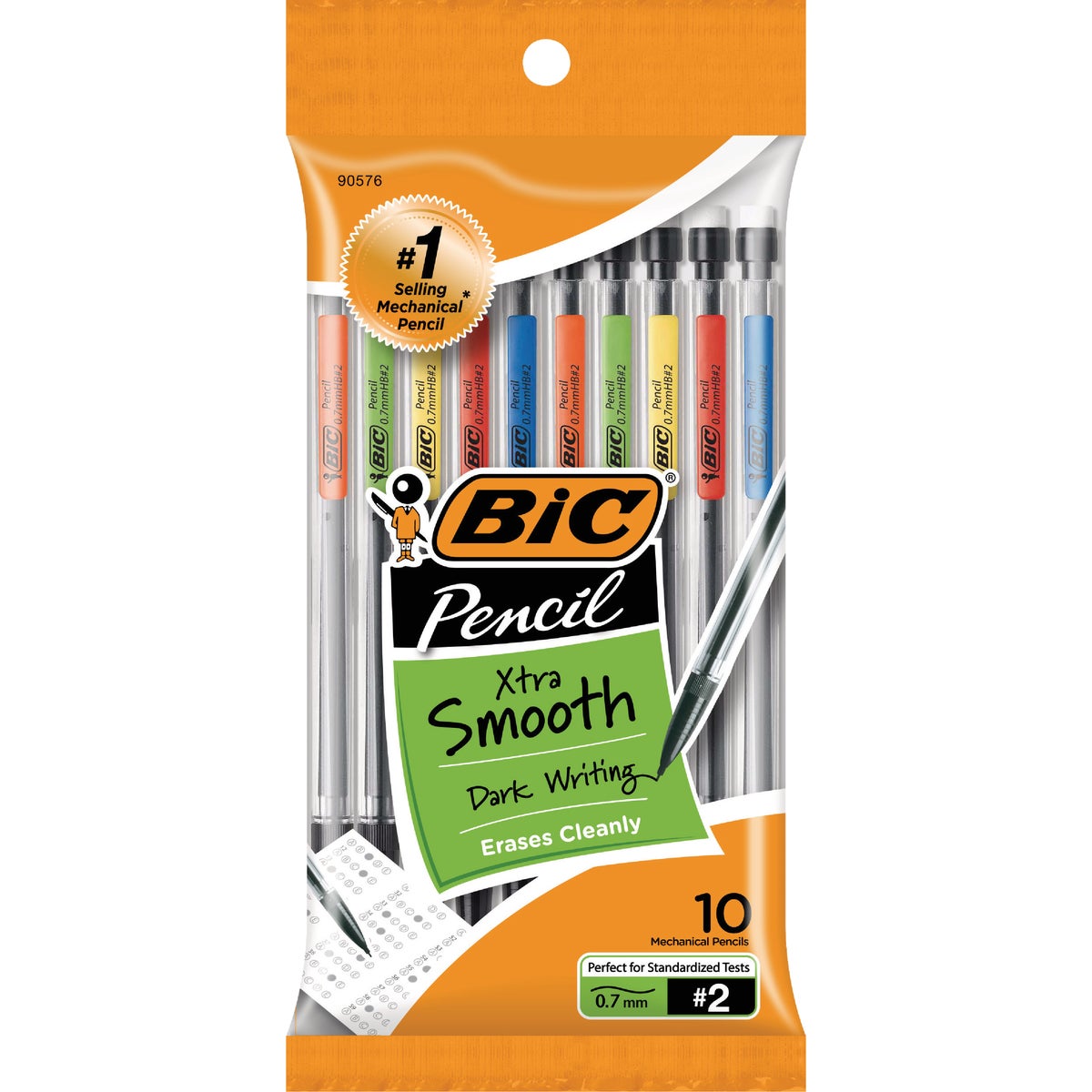 BIC Xtra Smooth Medium Point Mechanical Pencil (10-Pack)