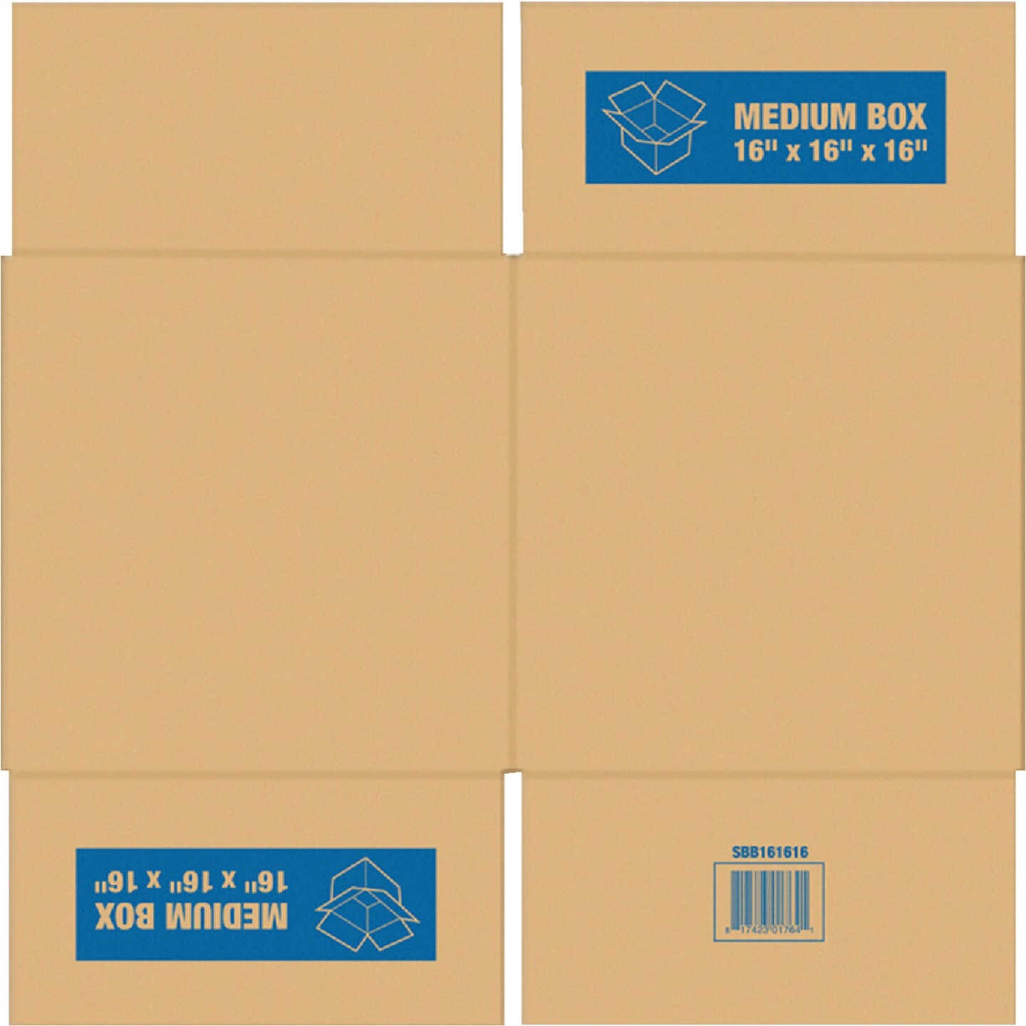 Square Built Medium Moving Box Image 1