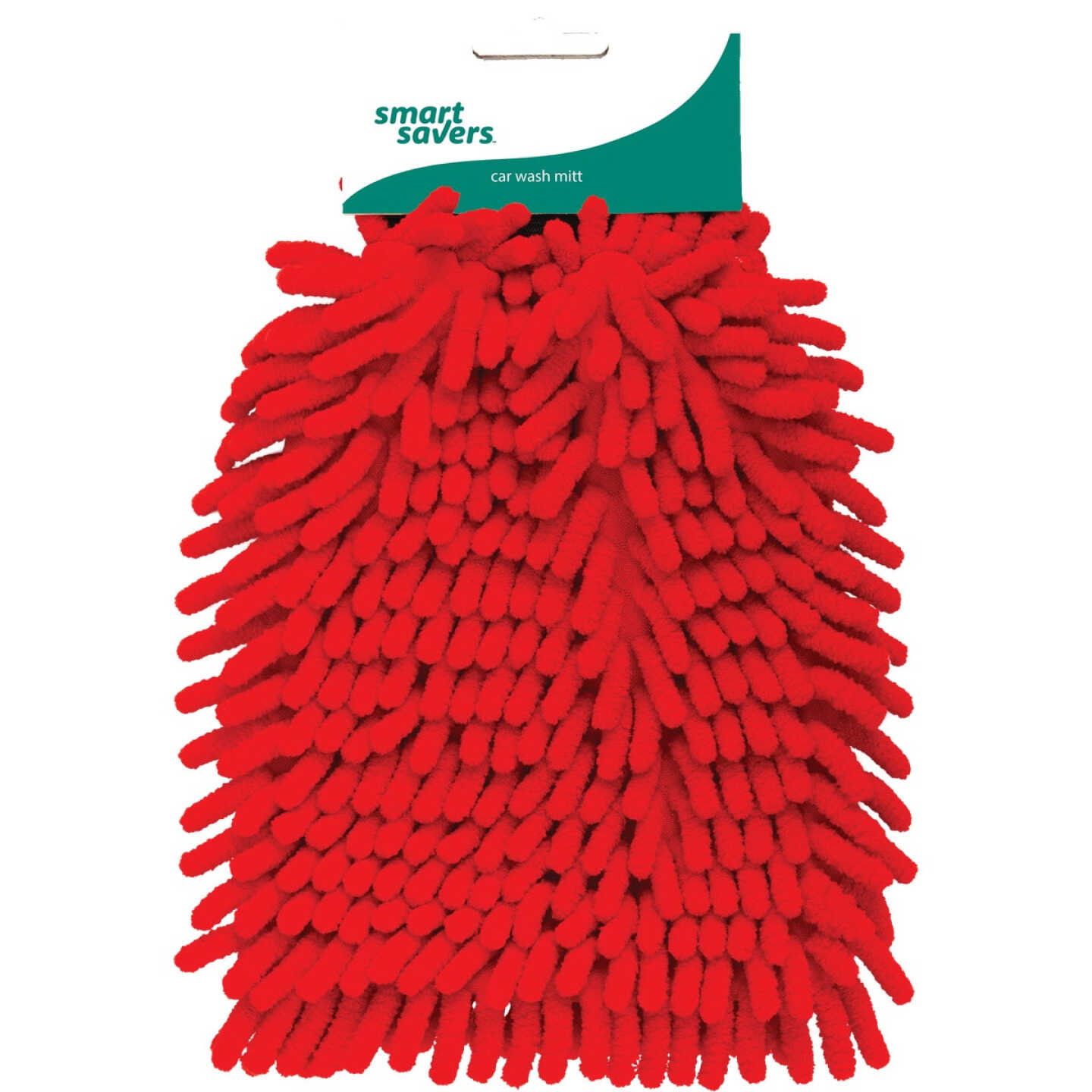 Smart Savers Microfiber Chenille Coral Wash Mitt Image 1