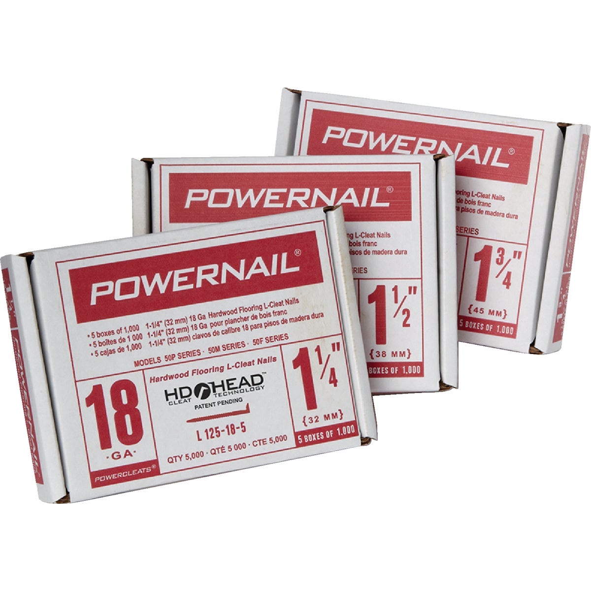 Powernail 18-Gauge Collated L-Cleat Flooring Nails, 1-3/4 In. (1,000 Count) Image 2