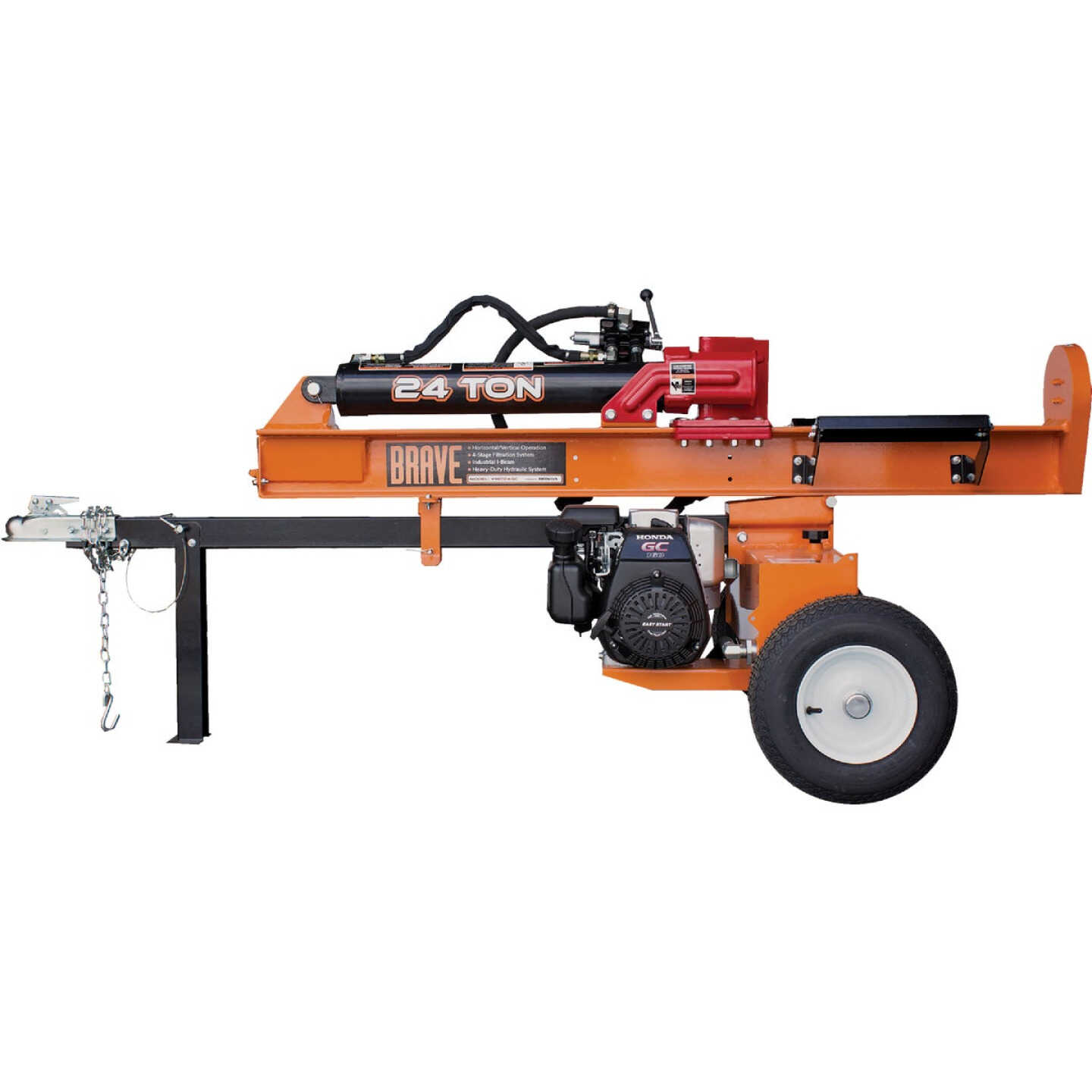 Brave 24 Ton Vertical/Horizontal Log Splitter Honda GC160 Image 2