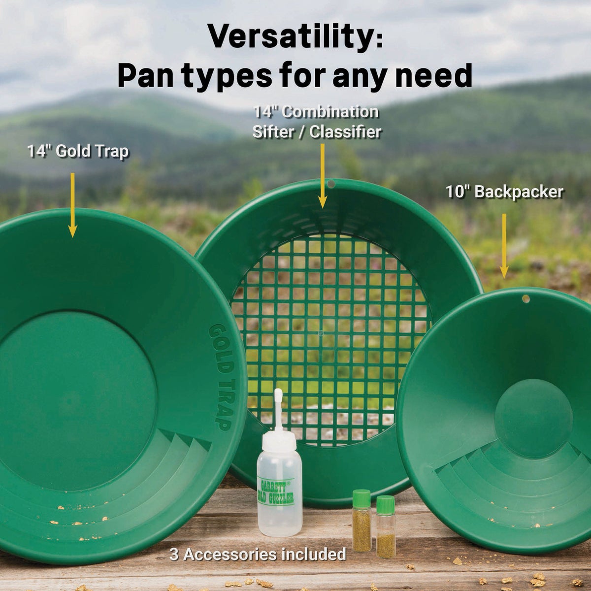 Garrett Gold Pan Kit w/Gold Trap Image 2